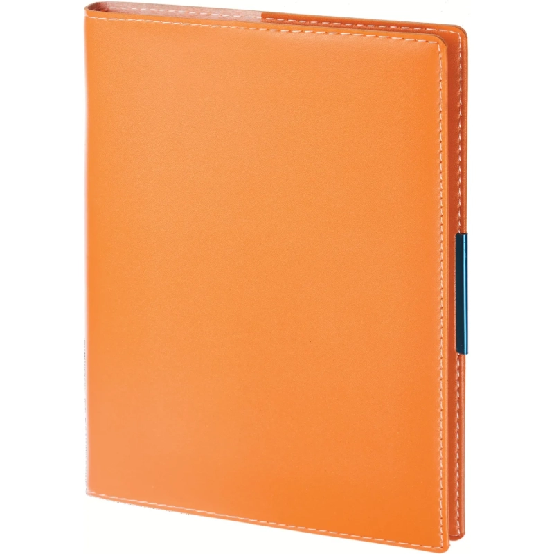 Ежедневник недатированный А5  METROPOL  (ОРАНЖЕВЫЙ)3-491/04
