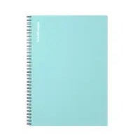 Тетрадь на спирали ErichKrause. Pastel А4, 80 листов, в клетку, пластиковая обложка, блок офсет, МИКС