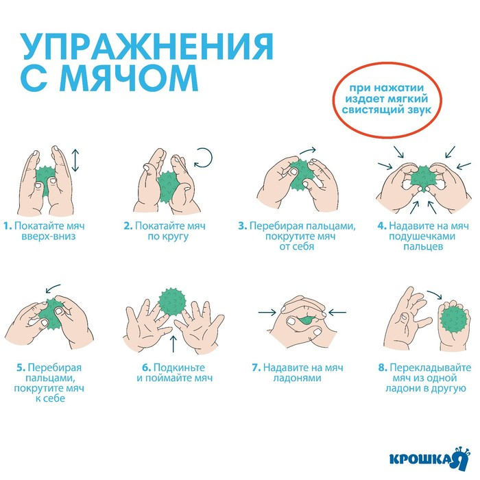 Развивающий тактильный мячик-сортер 2 в 1, с пищалкой, 5 шт, Крошка Я Развивающий тактильный мячик-сортер 2 в 1, с пищалкой, 5 шт, Крошка Я