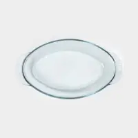 Утятница Paşabah&ccedil;e Borcam, 2 л, с крышкой-формой, жаропрочное стекло, прозрачная