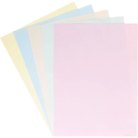 Бумага цветная Attache 'Акварель' (А4,80г,5цв. пастель по 50л.) пачка 250л