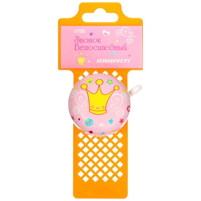 Звонок велосипедный GRAFFITI «Принцесса»