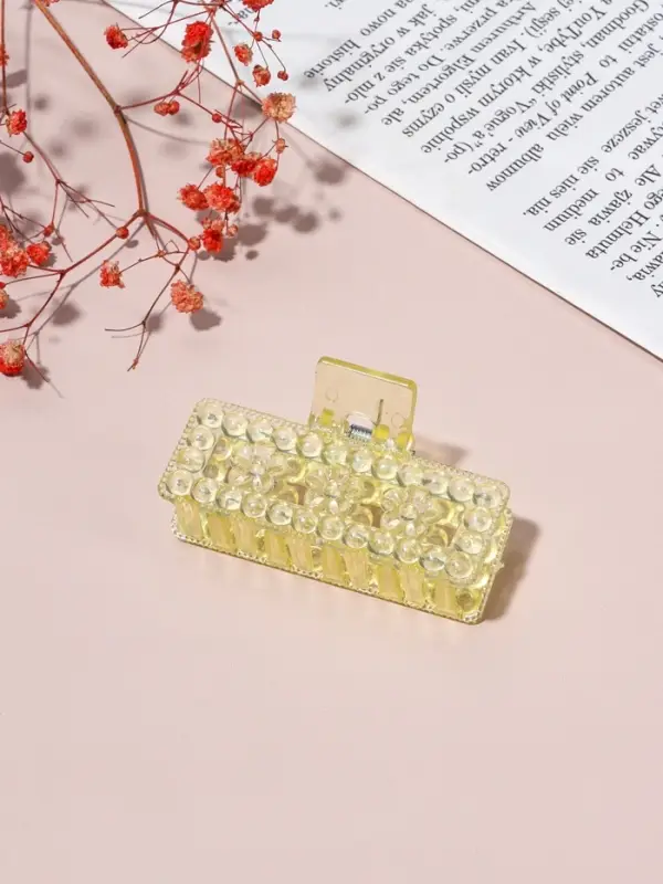 Крабик для волос &laquo;Вивьен&raquo;, прямой, 7 см, МИКС