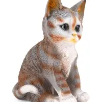 Садовая фигура из полистоуна &laquo;Полосатый Котёнок&raquo;, 20&times;14&times;12 см