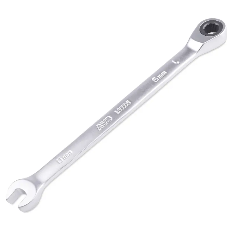 Ключ гаечный комбинированный трещоточный (06 мм) AVS K60006