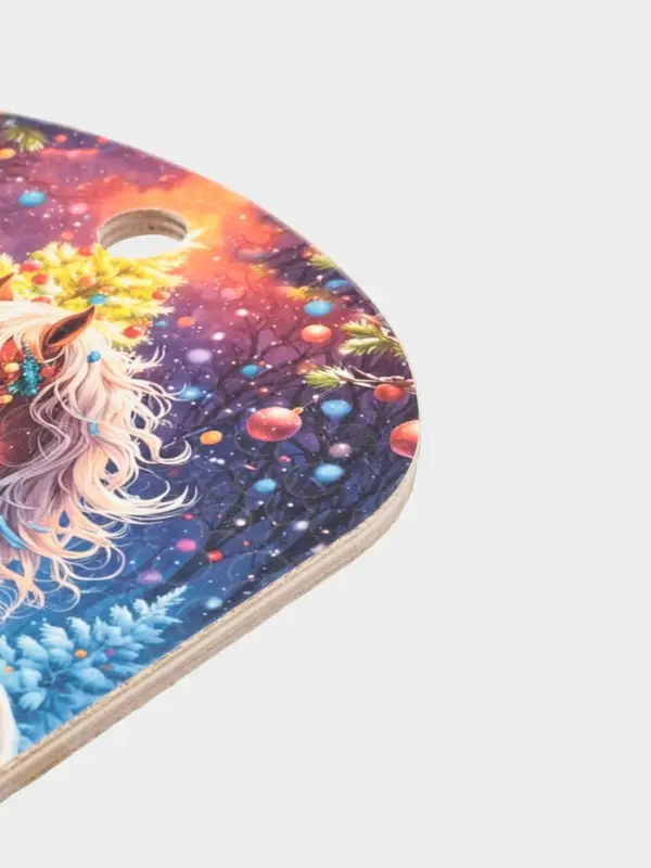 Доска разделочная сувенирная Дарим Красиво «Символ года. Любви и нежности!», дерево, 27.5×19.5×0.5 см, разноцветная