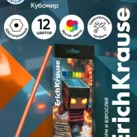 Карандаши 12цв, ErichKrause "Mine Block", пластик, шестигр., европодвес