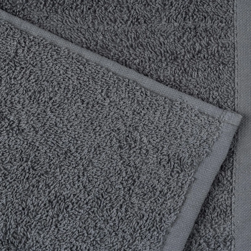 Набор полотенец махровых без бордюр 440 г/м2, 40х70 т.сер, 5шт