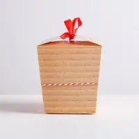 Бонбоньерка новогодняя «Happy new year», 7,5 х 8 х 7,5 см, Новый год