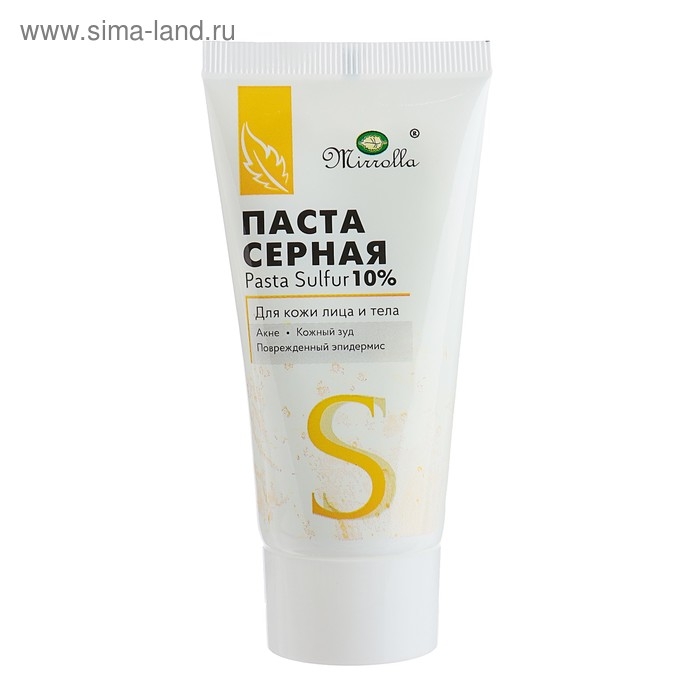 Паста серная Mirrolla, 40 мл Паста серная Mirrolla, 40 мл