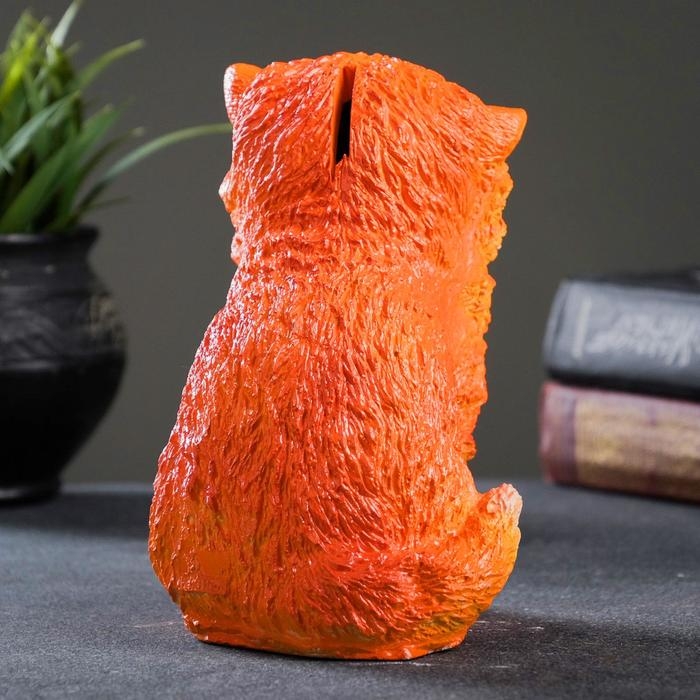 Копилка Копилка "Котенок малый" рыжий, 16х12см