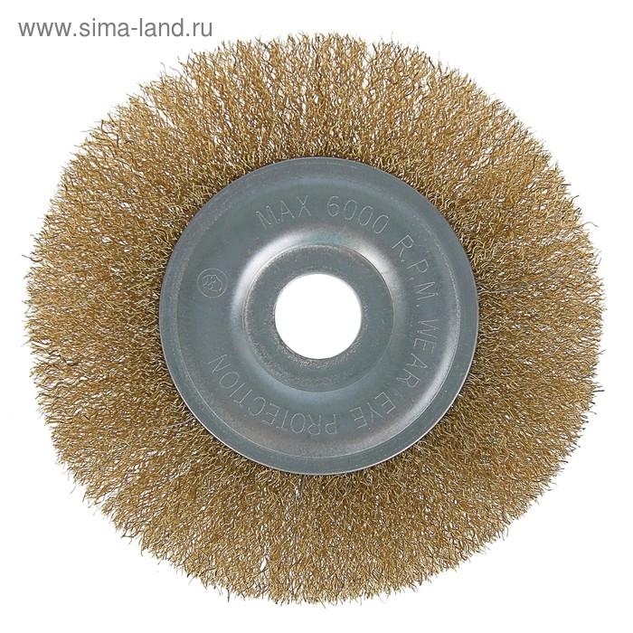 Щетка металлическая для УШМ ЛОМ, плоская, посадка 22 мм, 150 мм Щетка металлическая для УШМ ЛОМ, плоская, посадка 22 мм, 150 мм