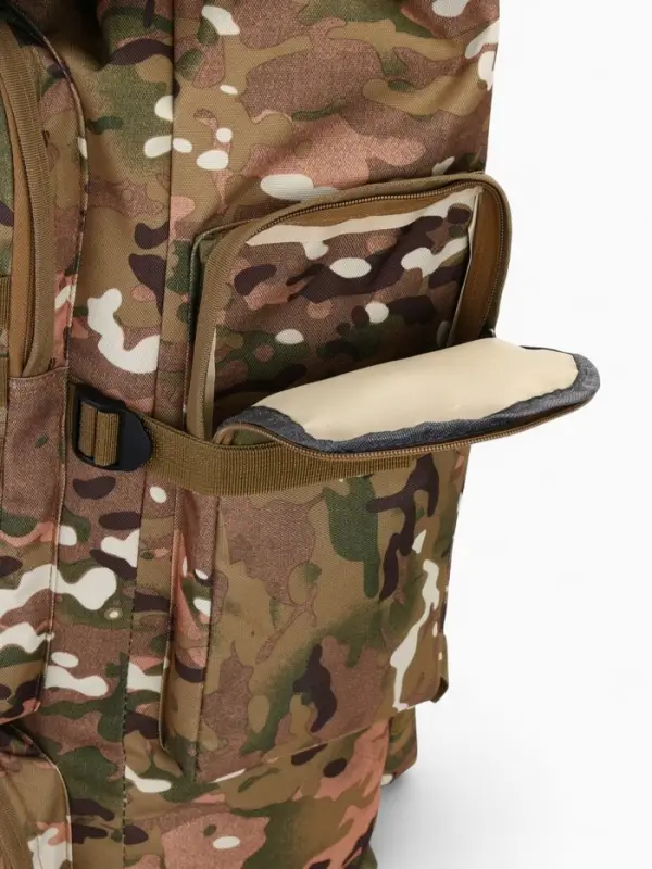 Рюкзак туристический Adventure мужской, 80 л, oxford, камуфляж мультикам