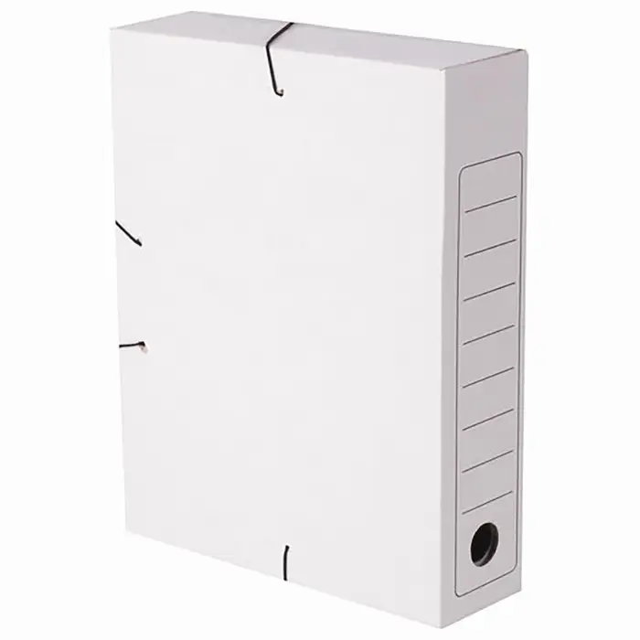 Папка архивная на резинках Calligrata, микрогофрокартон, 100 мм, белый, до 900 л Папка архивная на резинках Calligrata, микрогофрокартон, 100 мм, белый, до 900 л