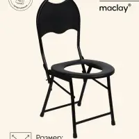 Стул - туалет туристический Maclay складной, со спинкой, 38&times;32&times;77 см, до 75 кг