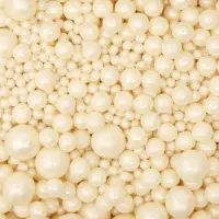 Кондитерская посыпка с мягким центром &laquo;Жемчуг&raquo;, серебро, 1.5 кг