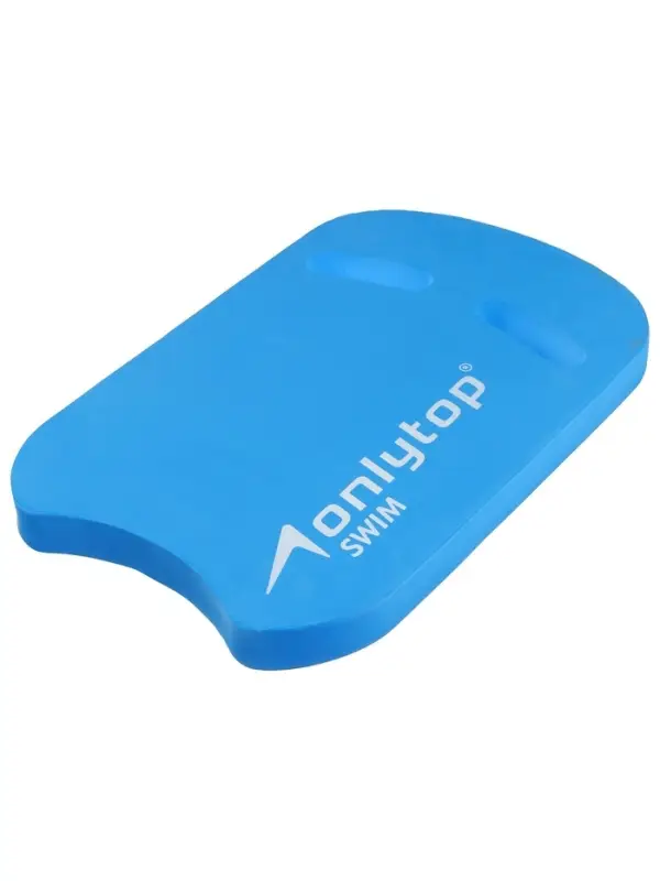 Доска для плавания ONLYTOP, 44&times;28&times;3.3 см, цвет голубой