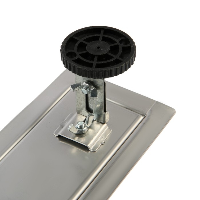 Трап ZEIN engr, c флaнцeм свободного вращ 360°, 7*50 см, d=40/50 мм, нерж сталь, сатин