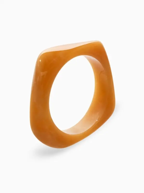 Браслет манжета &laquo;Тренд&raquo;, d=9 см, широкий, акрил, светло-коричневый