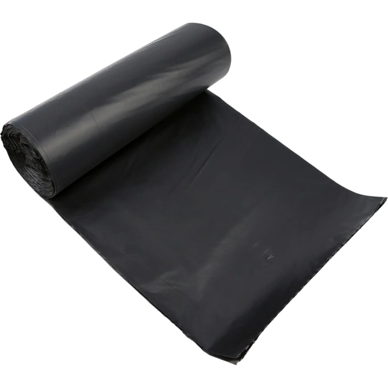 Мешки для мусора ПВД 240л, 35 мкм 10шт/рул.,черные 85х115см Элементари