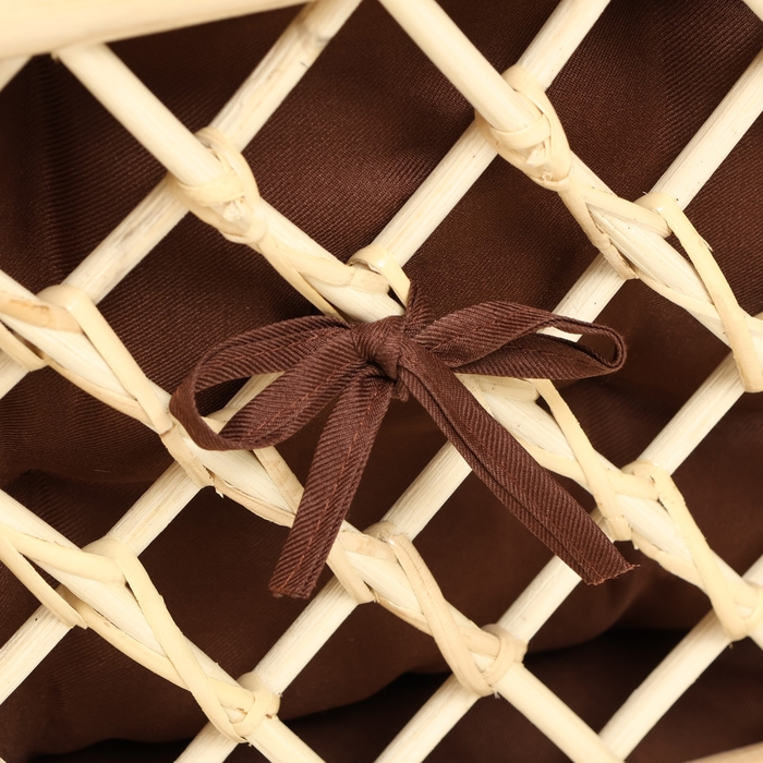 Набор садовой мебели "Индо" 3 предмета: 2 кресла, 1 стол, коричневый