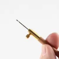 Крючок люневильский, со сменными иглами №0.7/0.9/1.2 мм, МИКС