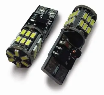 C017 T10/белый/(W2,1x9,5d) CANBUS 30 SMD 3014, 12-24V, блистер 2 шт.