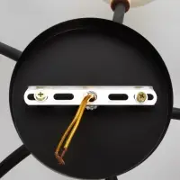 Люстра потолочная BayerLux &laquo;Гундер&raquo;, 5хЕ27, 40 Вт, черный, 57&times;57&times;25 см