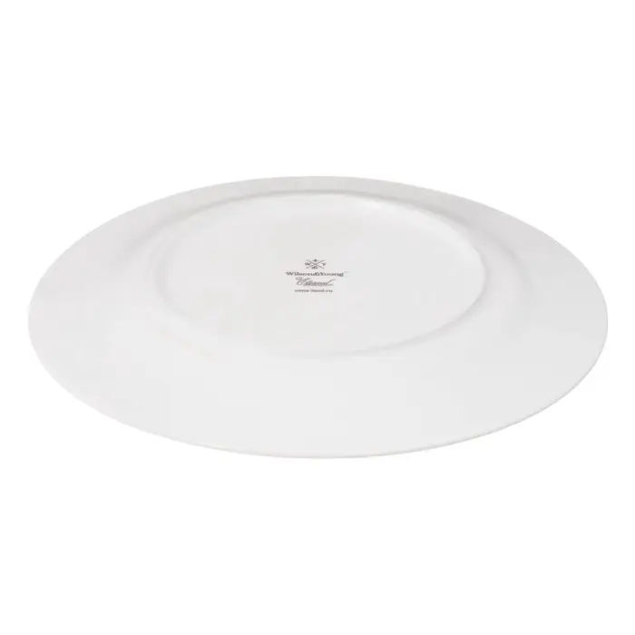 Тарелки WY Eternal, d=25.5 см, обеденные, набор 2 шт., фарфор, белые