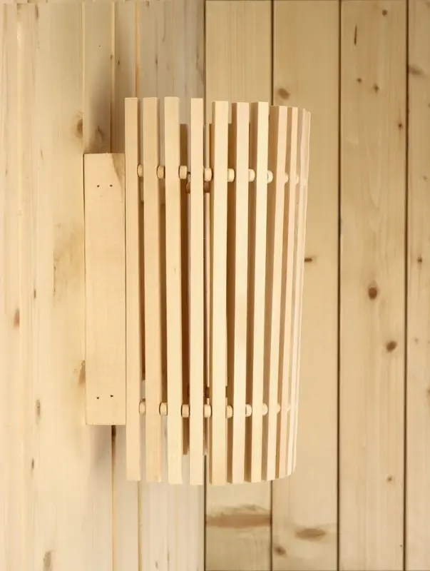 Абажур для бани и сауны, липа, 31.5&times;20.5&times;16.7 см, настенный, &laquo;Добропаровъ&raquo;