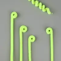 Синельная проволока набор 50 шт., зелёный неон, 30 см