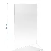 Двухсторонняя подставка А5, 26&times;15&times;8 см, оргстекло 1.5 мм в защитной плёнке