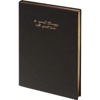 Ежедневник недатированный черный, А5 136 л., Plan your life, ATTACHE