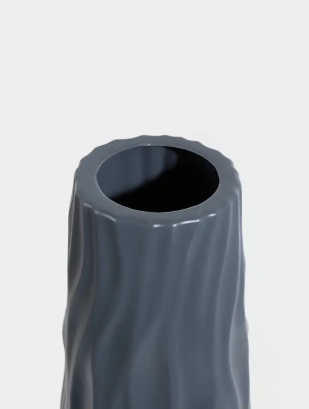Ваза напольная &laquo;Логанс&raquo;, 58&times;11 см, пластик, серая