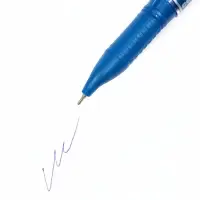 Ручка шариковая 0.7 мм синяя, для левшей, узел-игла, в пакете, (пишет 5000 м)