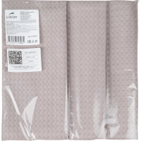 Полотенце вафельное Luscan 240 гр/м2, 40х70, яч7х7, бежевый, 3 шт/уп