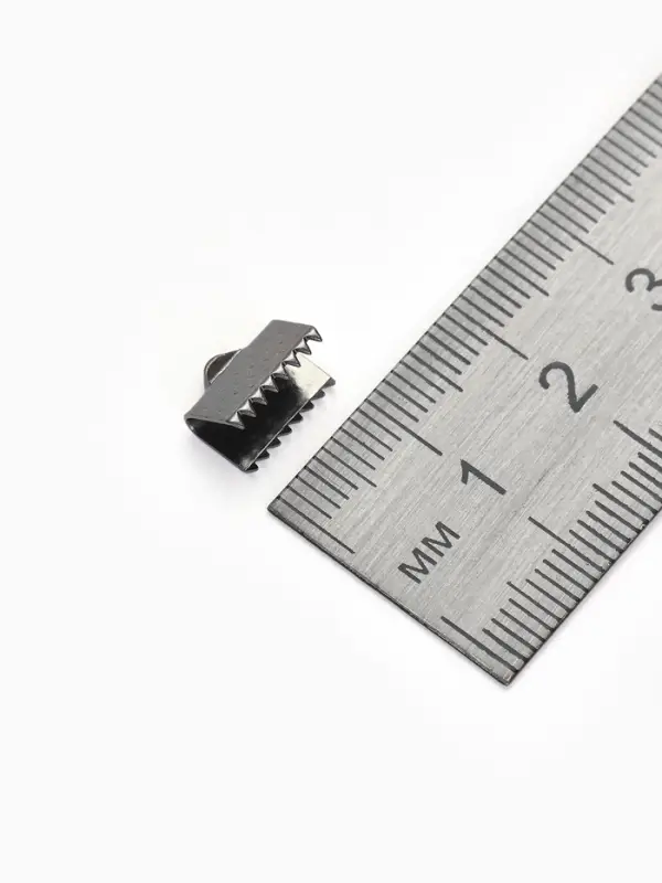 Зажим для ленты (набор 20 шт.) 10 мм СМ-339, цвет серый