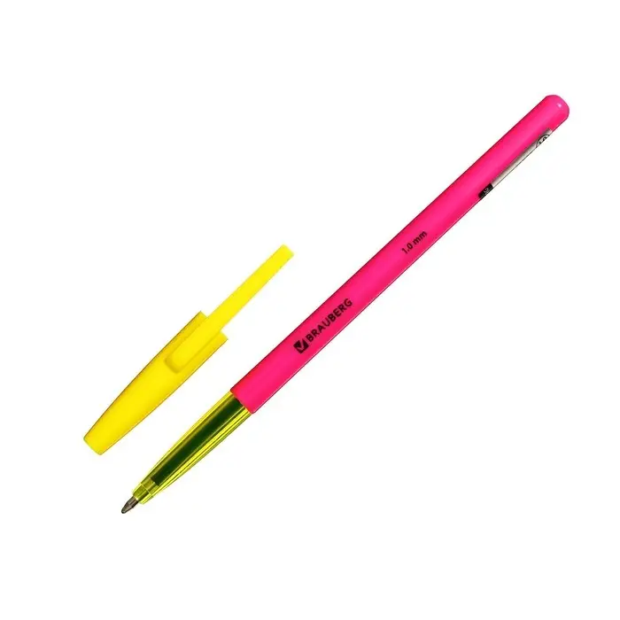 Ручка шариковая 1.0 мм, BRAUBERG Color, чернила синие Ручка шариковая 1.0 мм, BRAUBERG Color, чернила синие