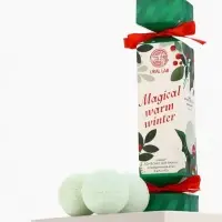 Бомбочки для ванны Magical warm winter, набор 3 шт. &times; 40 г, праздничная ель, URAL LAB