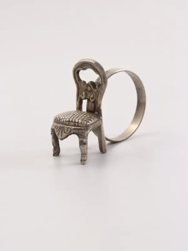 Кольцо для салфеток &laquo;Кресло&raquo;, 6&times;3&times;5 см, латунь