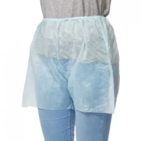 Трусы н/с, с разрезом дл.38см, р.52-54,голубые пл.25, 20шт/уп  Гекса