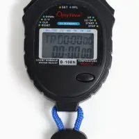 Секундомер, 8.2&times;6.5&times;2 см, 60 отсечек, обратный отсчёт, часы, календарь