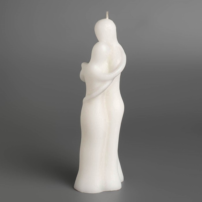 Свеча фигурная  Свеча фигурная "Влюбленная пара", 15х5 см, белый