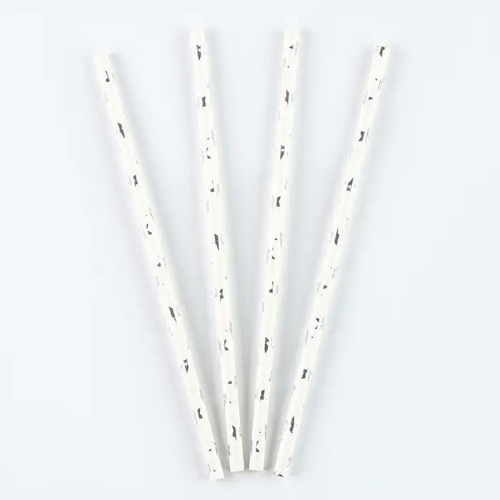 Трубочки для коктейля «Звезда» набор 12 шт., цвет серебро Трубочки для коктейля «Звезда» набор 12 шт., цвет серебро