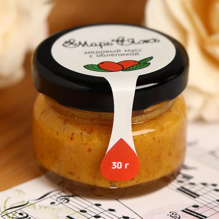 Медовый мусс «Марь&Яжъ», с облепихой, 30 г Медовый мусс «Марь&Яжъ», с облепихой, 30 г