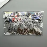 Брелок металл "Пистолет" двигается затвор МИКС 3х4,3х0,5 см