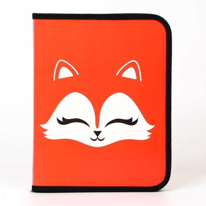 Папка для тетрадей А5 на молнии вокруг пластик ПМ-А5-04 дев «1 сентября: Лиса» Папка для тетрадей А5 на молнии вокруг пластик ПМ-А5-04 дев «1 сентября: Лиса»