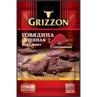 Снеки Говядина сушеная Grizzon, 36г