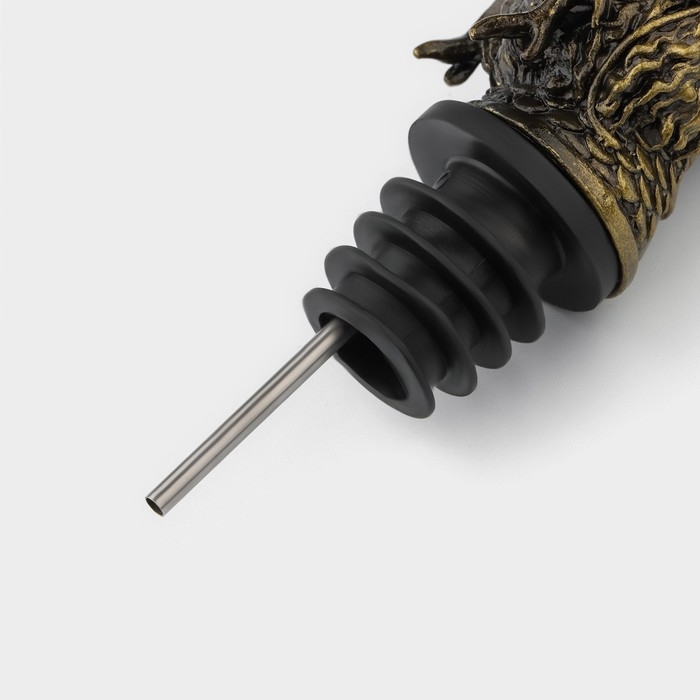 Гейзер для вина Magistro «Дракон», 11 см, цвет золотой Гейзер для вина Magistro «Дракон», 11 см, цвет золотой