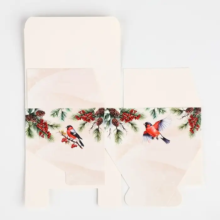 Коробка подарочная новогодняя складная «Тепла и уюта», 12 х 10 х 5 см Коробка подарочная новогодняя складная «Тепла и уюта», 12 х 10 х 5 см